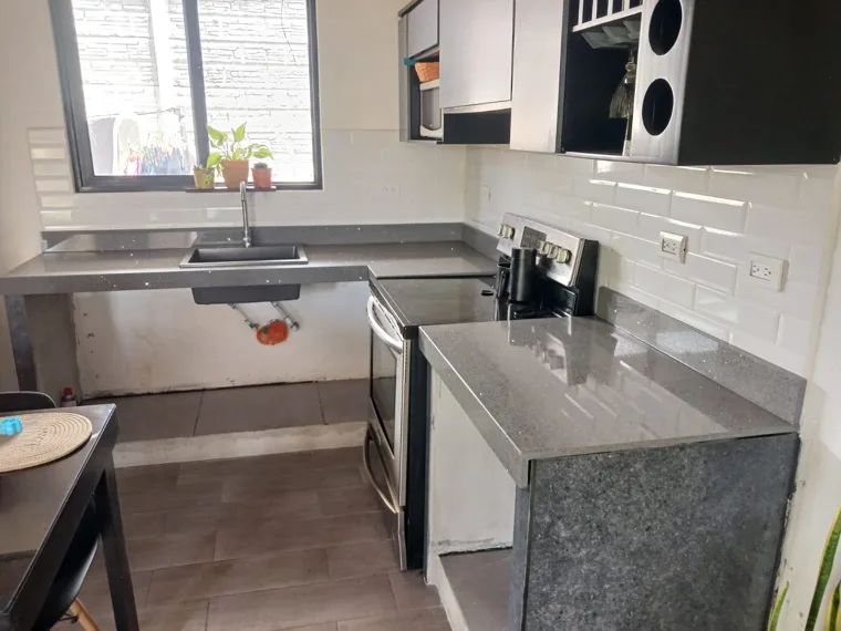 Superficie y detalles de cocina